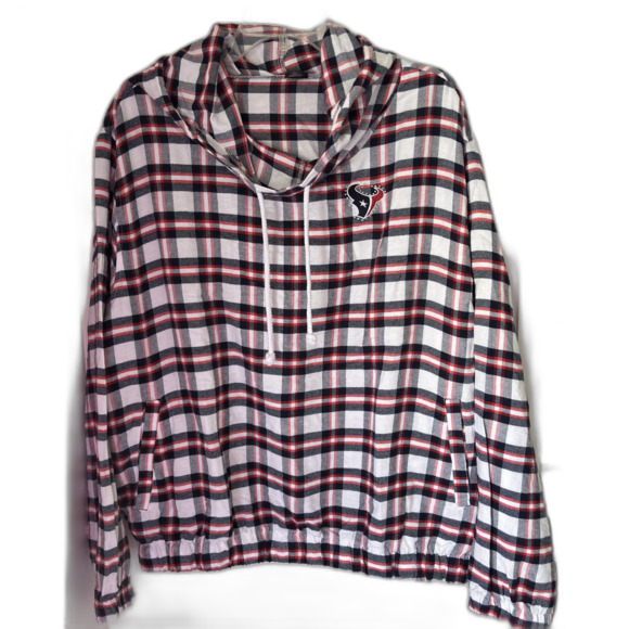 NFL Team Apparel Team Houston Texans Side Pocket Hoodie Top Ladies Size XXL - Picture 1 of 7